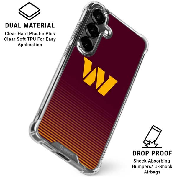 NFL Washington Commanders Breakaway Galaxy S26 Plus Clear Case