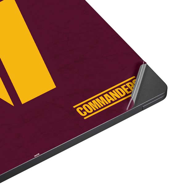 NFL Washington Commanders Distressed Surface Laptop 7 15in Skin
