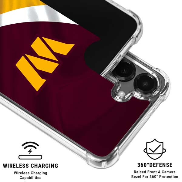 NFL Washington Commanders Flag Galaxy S26 Clear Case