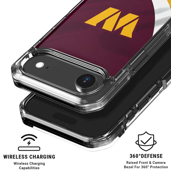 NFL Washington Commanders Flag iPhone 17 Air Clear Case