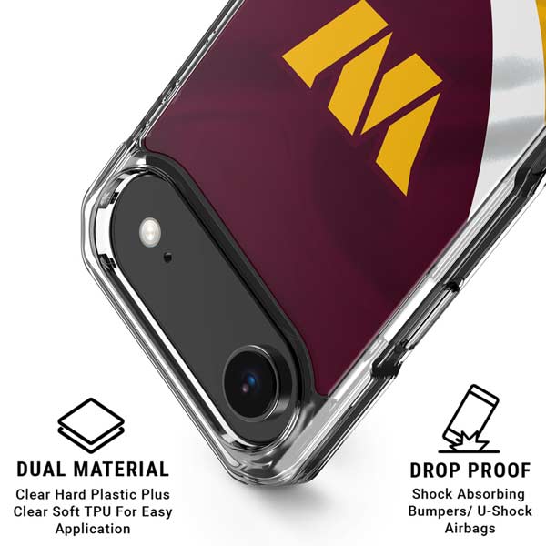 NFL Washington Commanders Flag iPhone 17 Air Clear Case