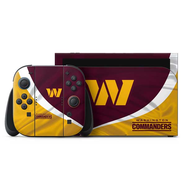 NFL Washington Commanders Flag Nintendo Skins