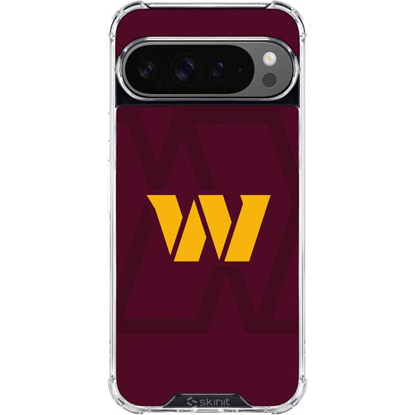 NFL Washington Commanders Large Logo Google Pixel 10 Pro XL Clear Case