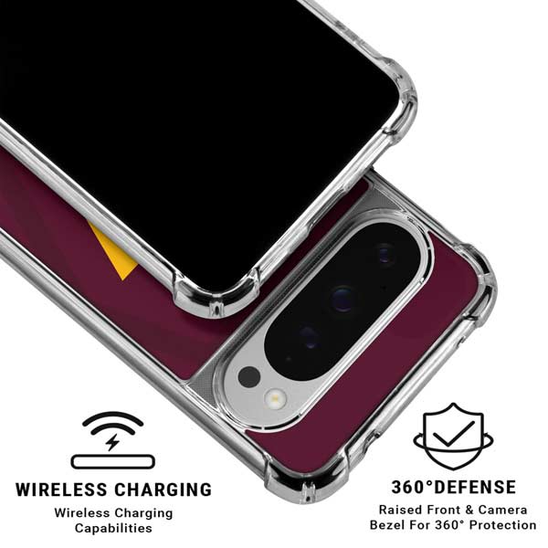 NFL Washington Commanders Large Logo Google Pixel 10 Pro XL Clear Case