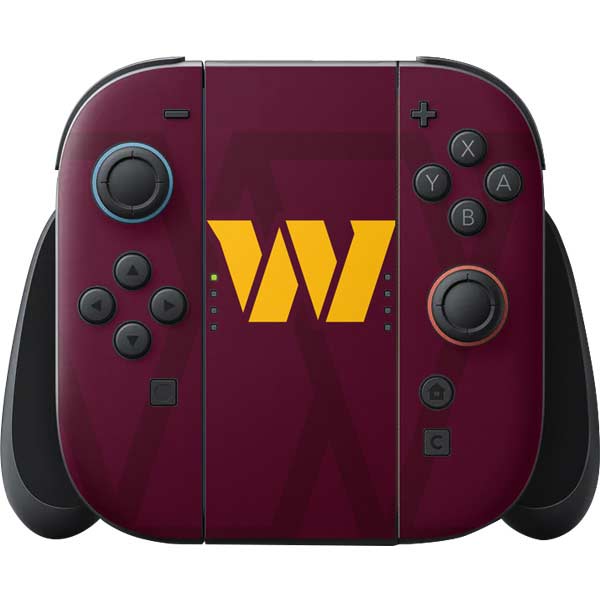 NFL Washington Commanders Large Logo Nintendo Skins