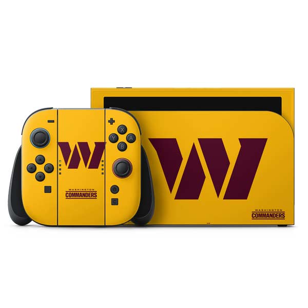 NFL Washington Commanders Logo Nintendo Switch 2 (2025) with Joy-Con Skin