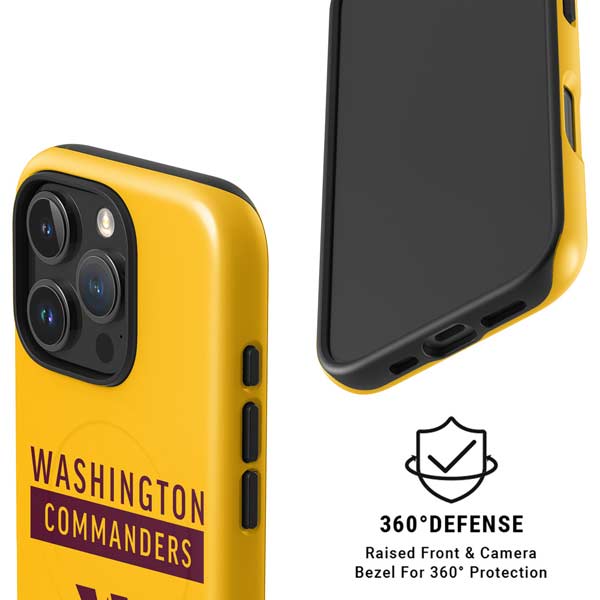 NFL Washington Commanders Yellow iPhone 16 Pro Magsafe Impact Case