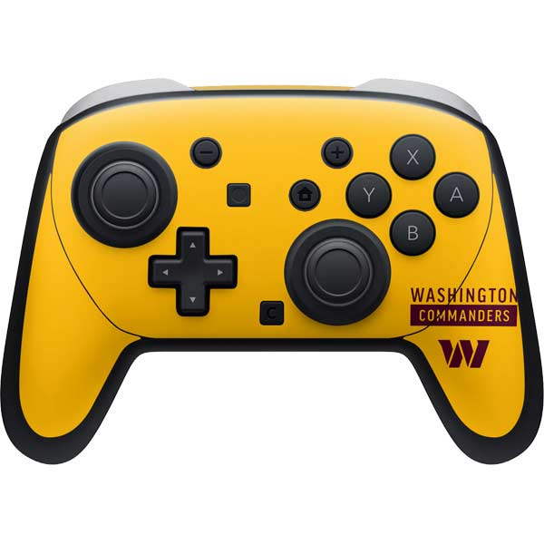 NFL Washington Commanders Yellow Nintendo Skins