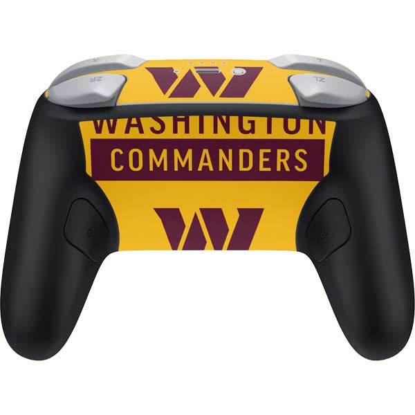 NFL Washington Commanders Yellow Nintendo Switch 2 (2025) Pro Controller Skin