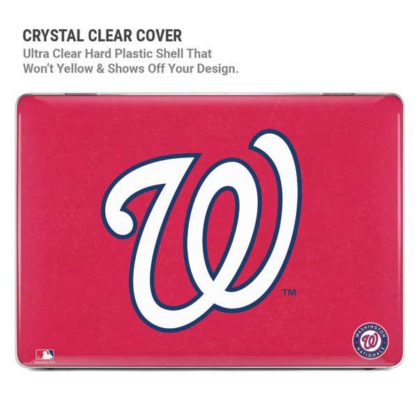 MLB Washington Nationals - Solid Distressed MacBook Pro 14in (2021-24) Case plus Skin