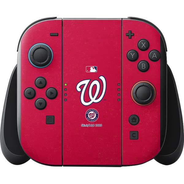 MLB Washington Nationals - Solid Distressed Nintendo Switch 2 (2025) with Joy-Con Skin
