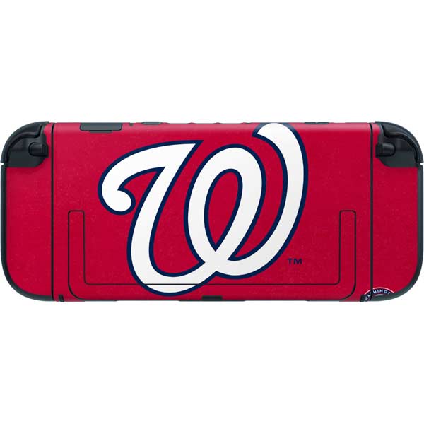 MLB Washington Nationals - Solid Distressed Nintendo Switch 2 (2025) with Joy-Con Skin