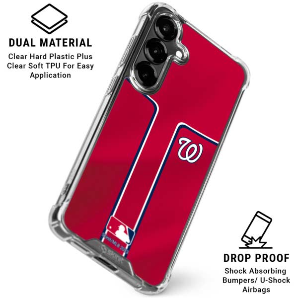 MLB Washington Nationals Alternate Jersey Galaxy S26 Clear Case