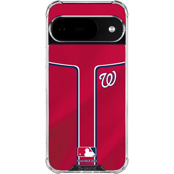 MLB Washington Nationals Alternate Jersey Google Pixel 10 Clear Case