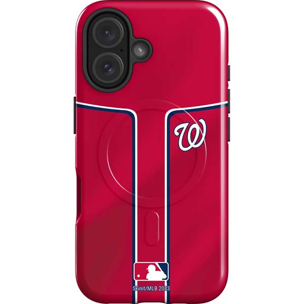 MLB Washington Nationals Alternate Jersey iPhone 16 Magsafe Impact Case