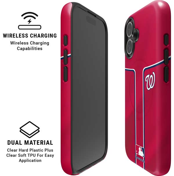 MLB Washington Nationals Alternate Jersey iPhone 17 Magsafe Impact Case
