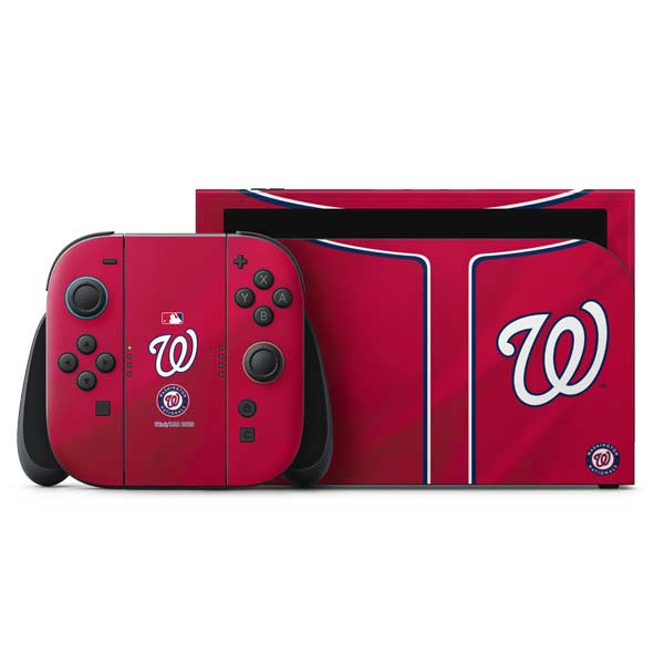 MLB Washington Nationals Alternate Jersey Nintendo Switch 2 (2025) with Joy-Con Skin