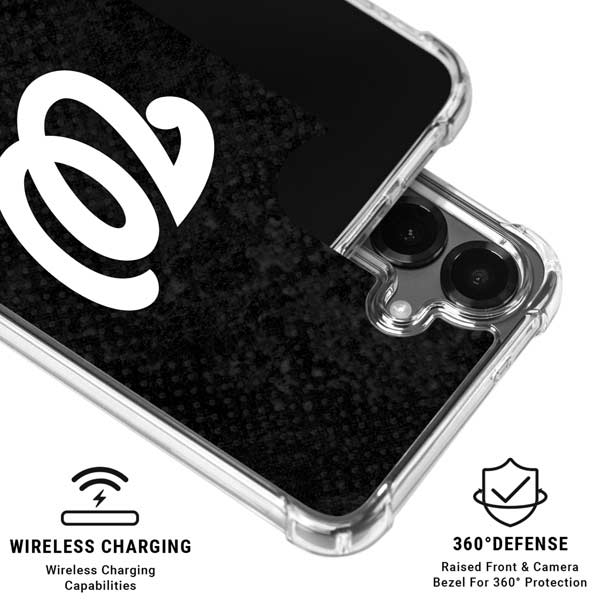 MLB Washington Nationals Dark Wash Galaxy S26 Clear Case