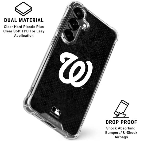 MLB Washington Nationals Dark Wash Galaxy S26 Clear Case
