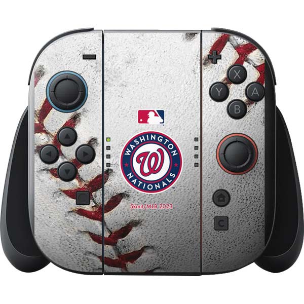 MLB Washington Nationals Game Ball Nintendo Switch 2 (2025) with Joy-Con Skin