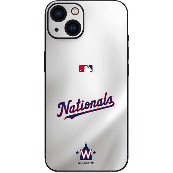 MLB Washington Nationals Home Jersey iPhone Skins