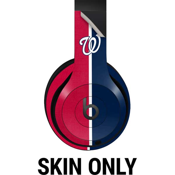 MLB Washington Nationals Split Beats Studio Pro Wireless Headphones Skin