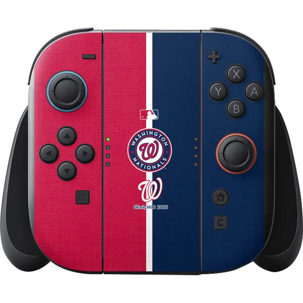 MLB Washington Nationals Split Nintendo Switch 2 (2025) with Joy-Con Skin
