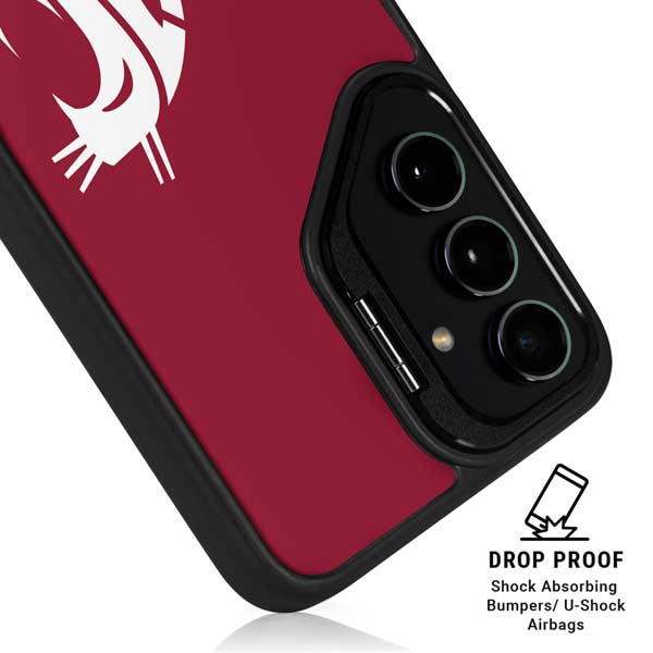 Washington State University Cougars Logo Galaxy S26 Kickstand Case