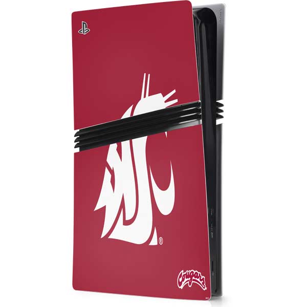 Washington State University Cougars Logo PlayStation PS5 Skins