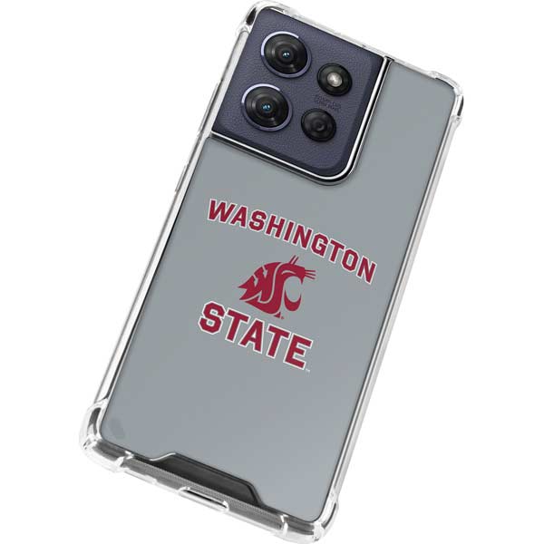 Washington State University Logo Moto G 5G (2025) Clear Case