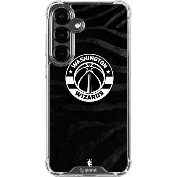 NBA Washington Wizards Animal Print Galaxy S26 Clear Case