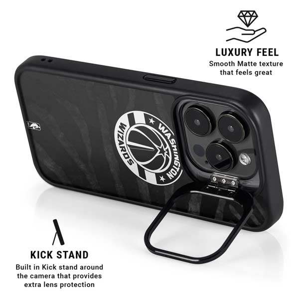NBA Washington Wizards Animal Print iPhone 14 Pro Kickstand Case
