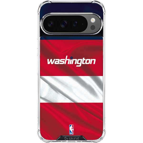 NBA Washington Wizards Away Jersey Google Pixel 10 Pro XL Clear Case