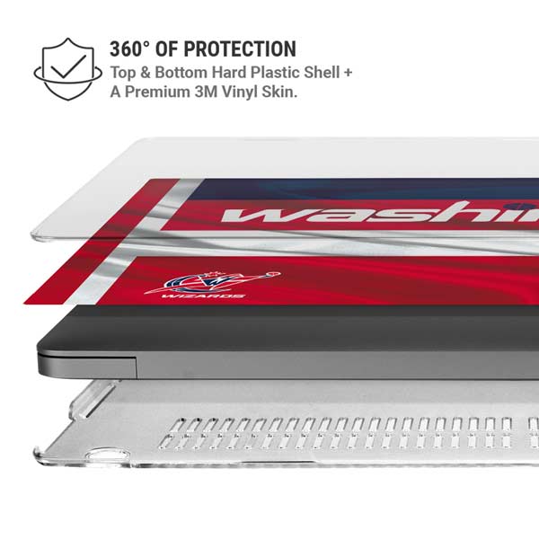 NBA Washington Wizards Away Jersey MacBook Pro 14in (2021-24) Case plus Skin