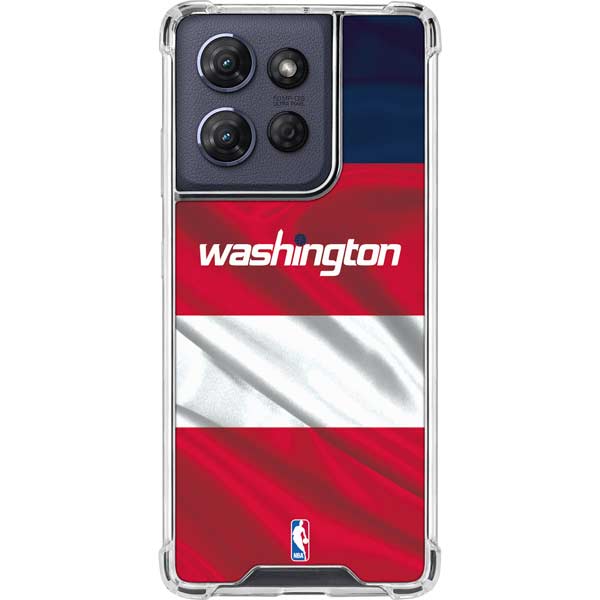 NBA Washington Wizards Away Jersey Moto G 5G (2025) Clear Case