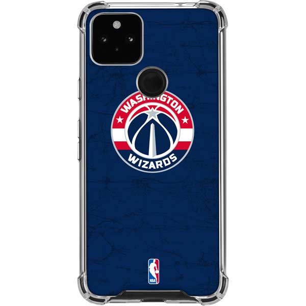 NBA Washington Wizards Blue Distressed Pixel Cases