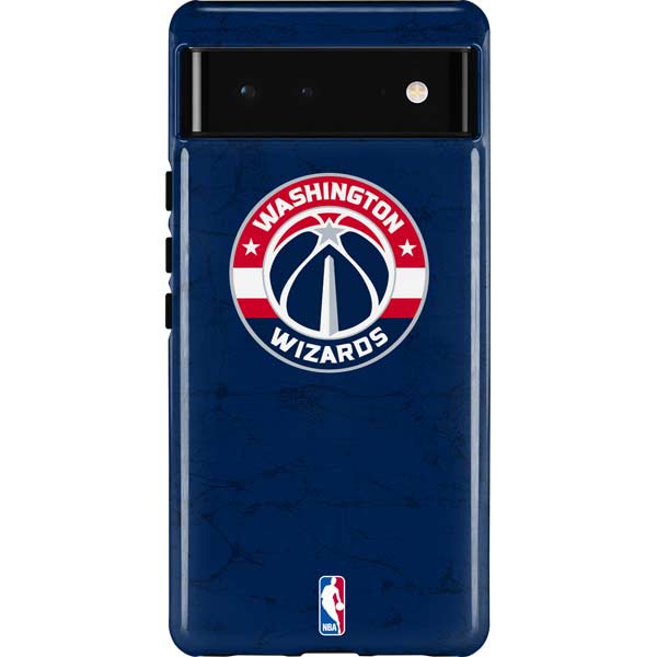 NBA Washington Wizards Blue Distressed Pixel Cases