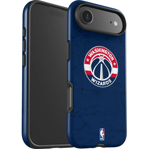 NBA Washington Wizards Blue Distressed iPhone 17 Air Impact Case