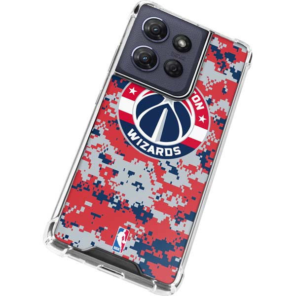 NBA Washington Wizards Camo Digi Moto G 5G (2025) Clear Case