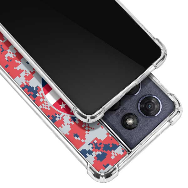 NBA Washington Wizards Camo Digi Moto G 5G (2025) Clear Case