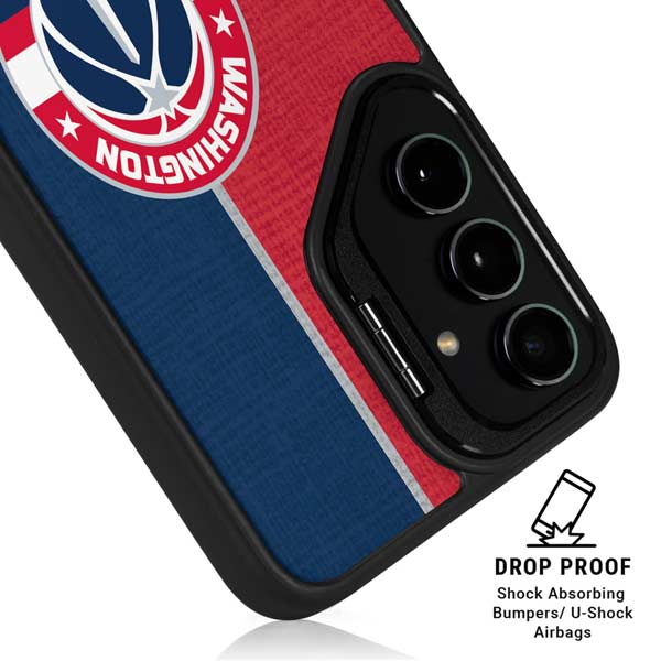 NBA Washington Wizards Canvas Split Galaxy S26 Ultra Kickstand Case