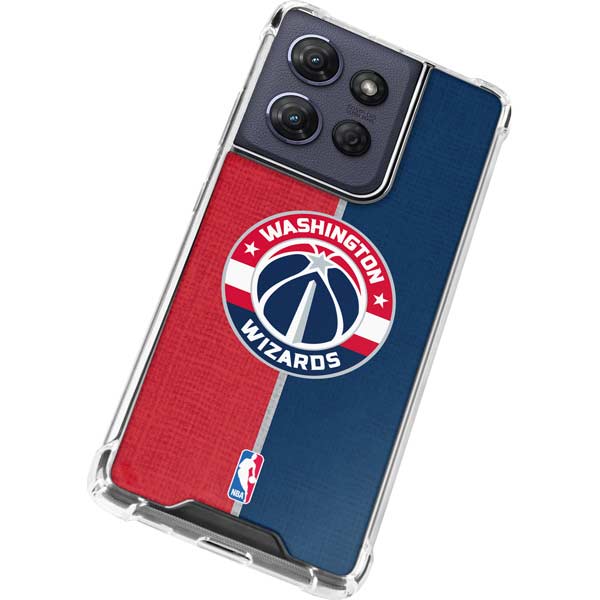 NBA Washington Wizards Canvas Split Moto G 5G (2025) Clear Case