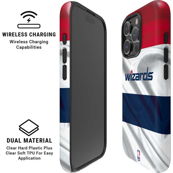 NBA Washington Wizards Home Jersey iPhone 16 Pro Magsafe Impact Case