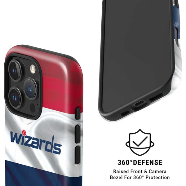 NBA Washington Wizards Home Jersey iPhone 16 Pro Max Magsafe Impact Case
