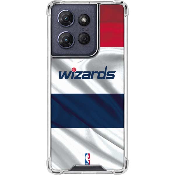 NBA Washington Wizards Home Jersey Moto G Power 5G (2025) Clear Case