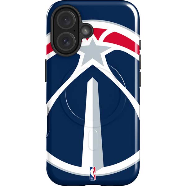 NBA Washington Wizards Large Logo iPhone 16 Magsafe Impact Case