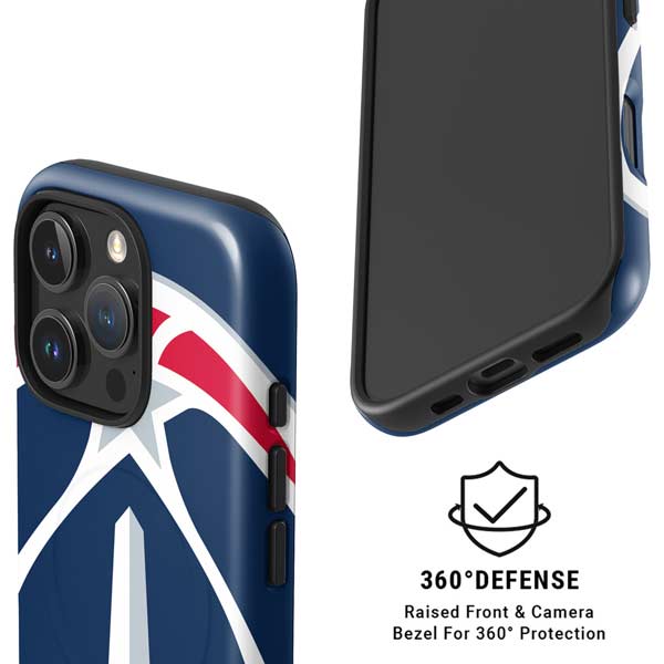 NBA Washington Wizards Large Logo iPhone 16 Pro Max Magsafe Impact Case