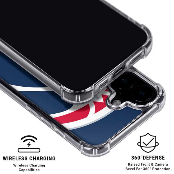 NBA Washington Wizards Large Logo iPhone 17 Clear Case