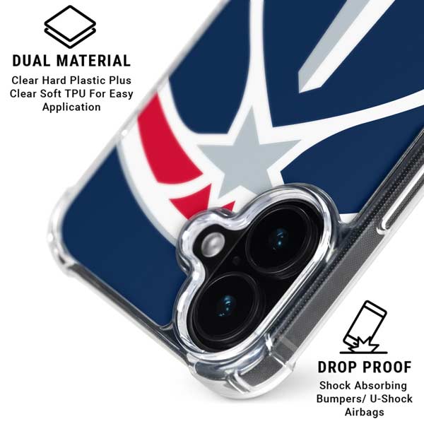 NBA Washington Wizards Large Logo iPhone 17 Clear Case