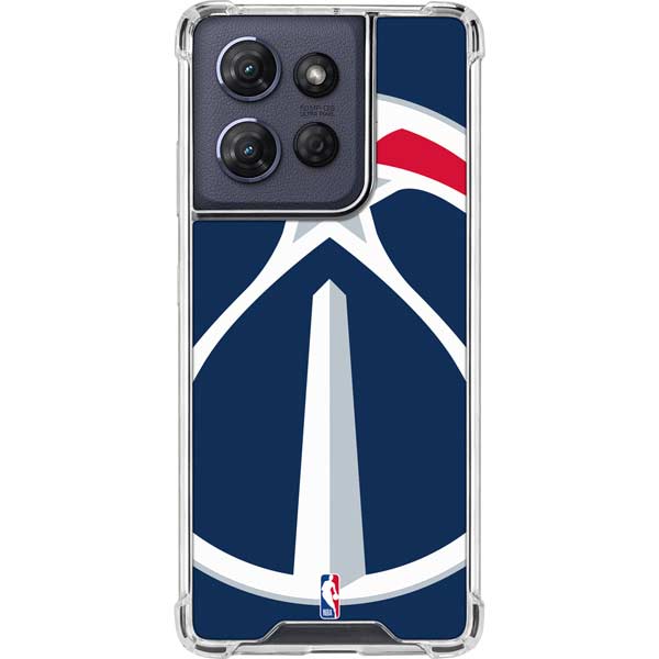 NBA Washington Wizards Large Logo Moto G 5G (2025) Clear Case